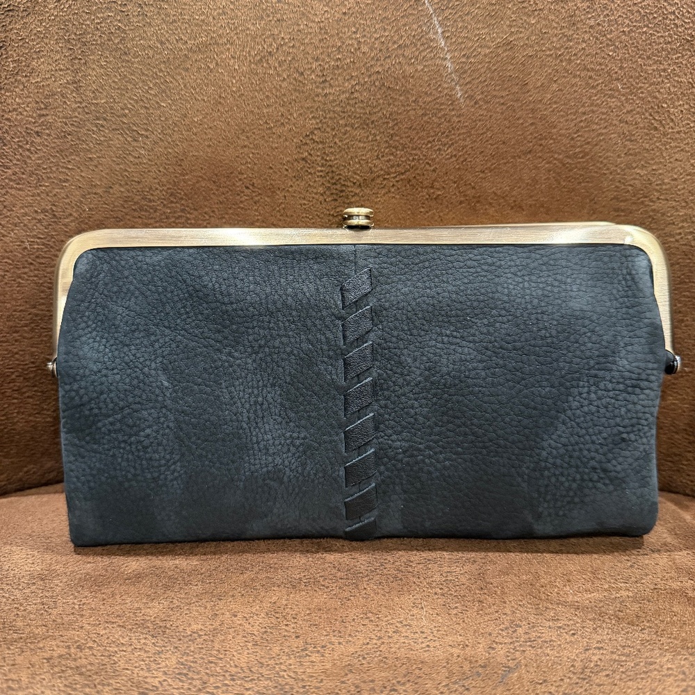 HOBO Black Clutch Wallet
